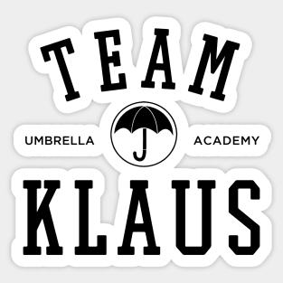 TEAM KLAUS THE UMBRELLA ACADEMY Sticker